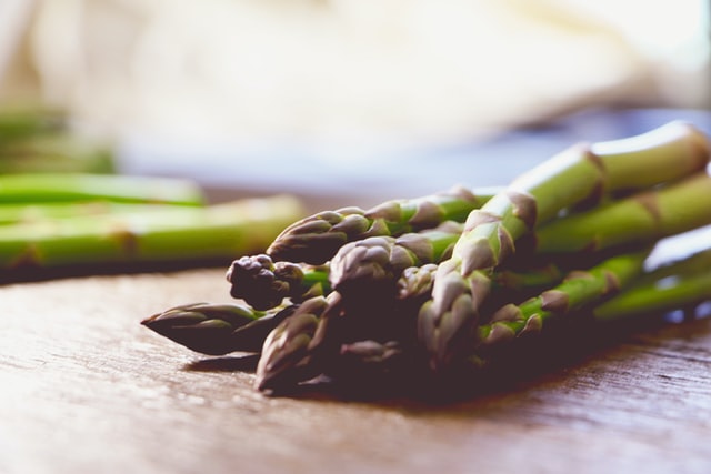 LeaderBrand southern asparagus on-shelf