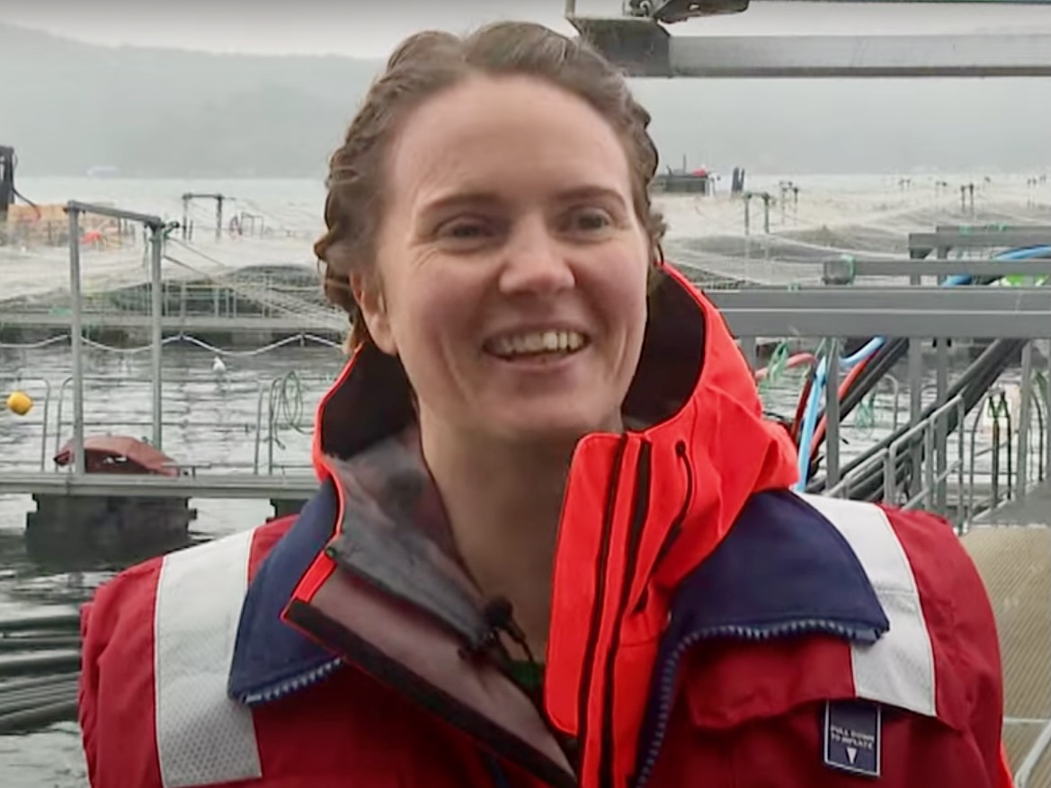 Sanford profiles fish health and water quality technician Emily Barnett