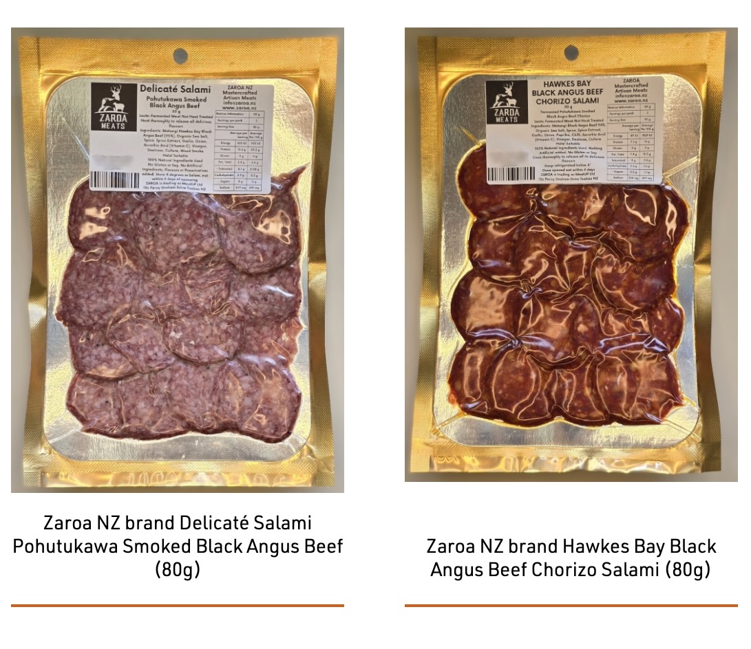 Zaroa NZ salami recall