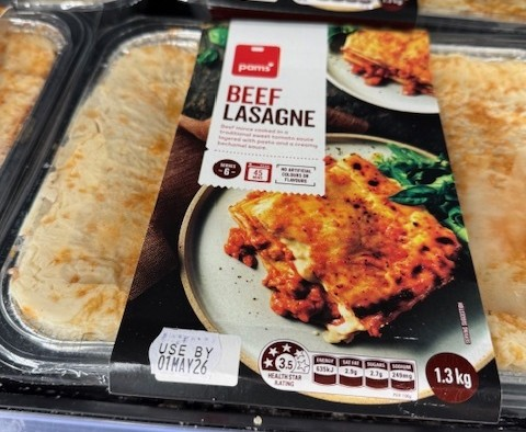 Foodstuffs recalls Pams brand Beef Lasagne